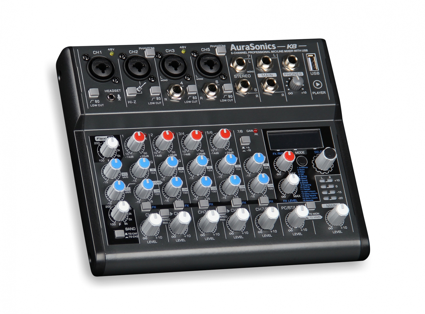 AuraSonics K8 компактный микшерный пульт в Республике Алтай