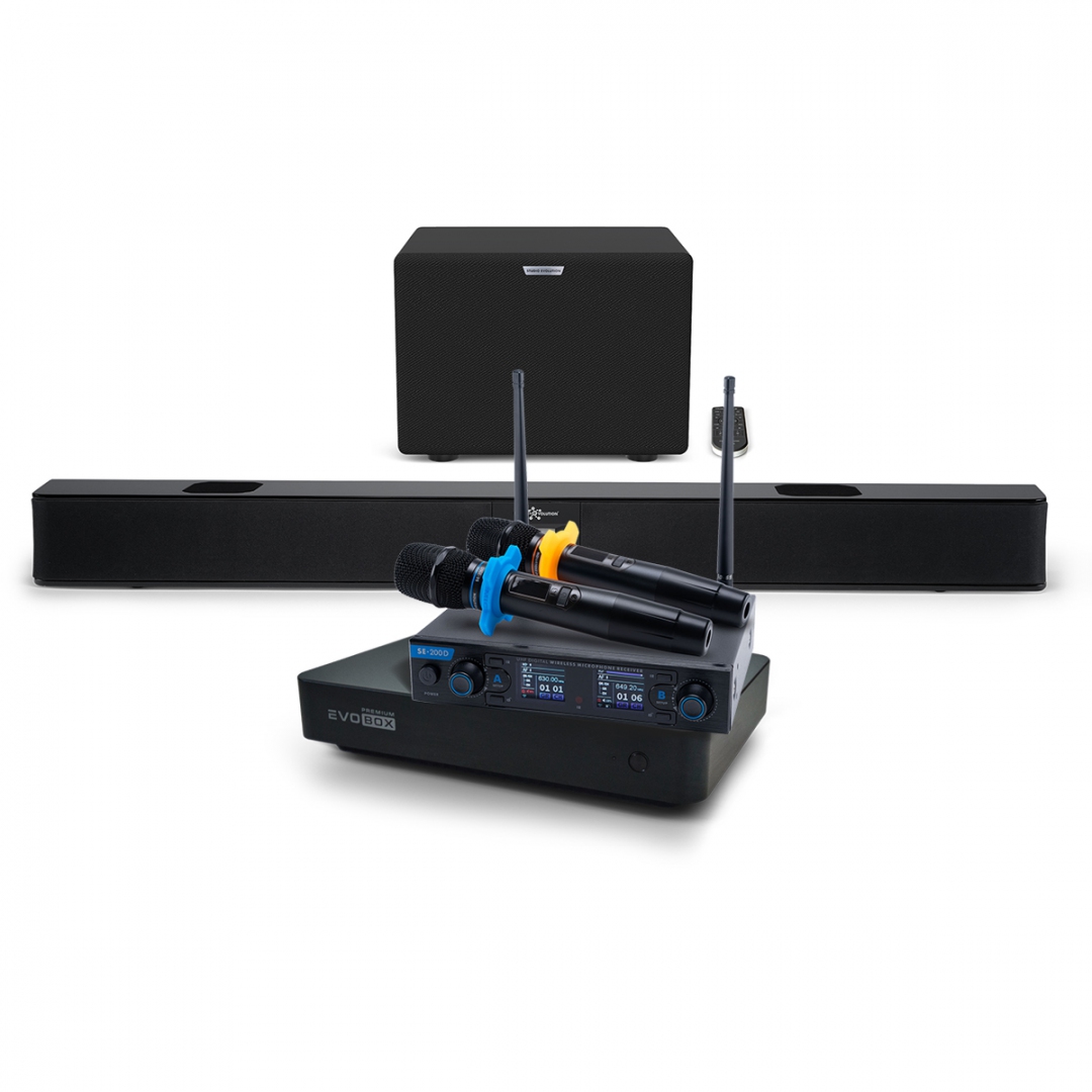 Hi-End караоке-система EVOBOX Premium + EvoSoundBar (саундбар с караоке) в Республике Алтай