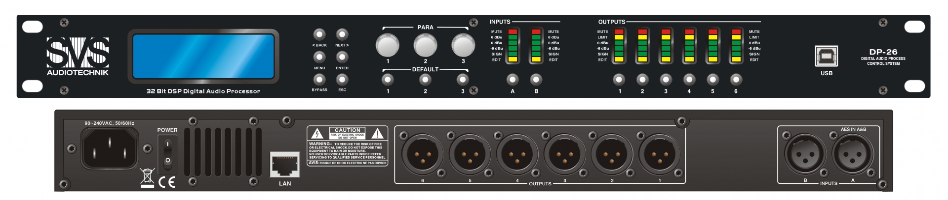 SVS Audiotechnik DP-26 Цифровой процессор: 2 входа 6 выходов в Республике Алтай