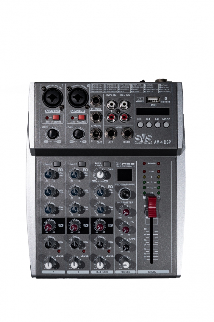 SVS Audiotechnik mixers AM-4 DSP Аналоговый микшерный пульт, 4-канала в Республике Алтай