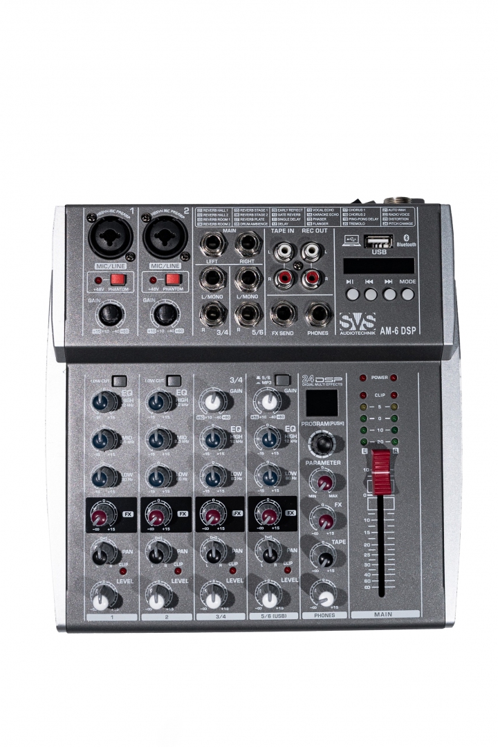 SVS Audiotechnik mixers AM-6 DSP Микшерный пульт аналоговый, 6-канальный SVS Audiotechnik mixers в Республике Алтай