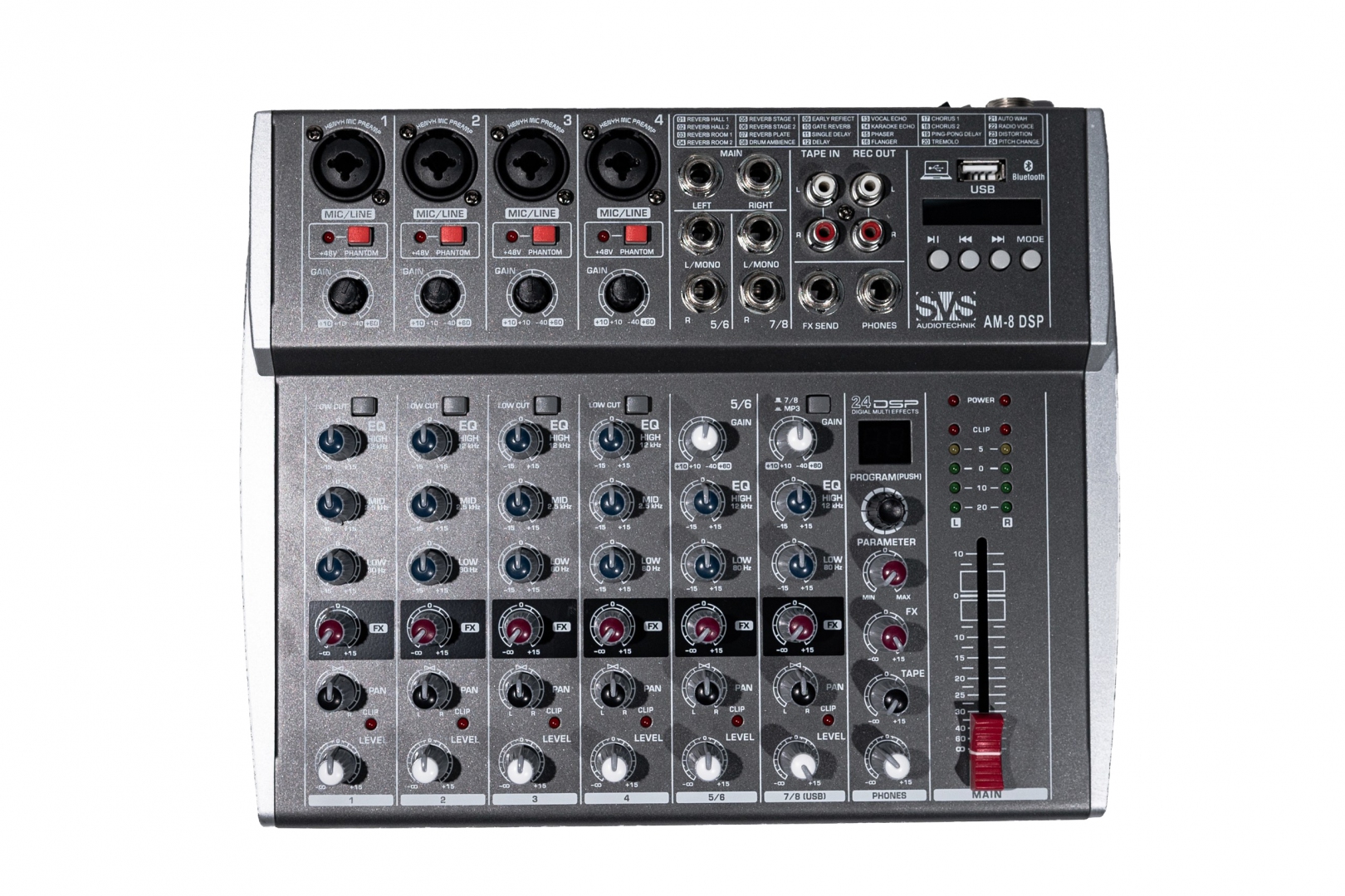 SVS Audiotechnik mixers AM-8 DSP Микшерный пульт аналоговый, 8-канальный в Республике Алтай